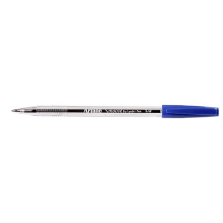 Artline Smoove Ballpoint Pen Medium Blue 12pk