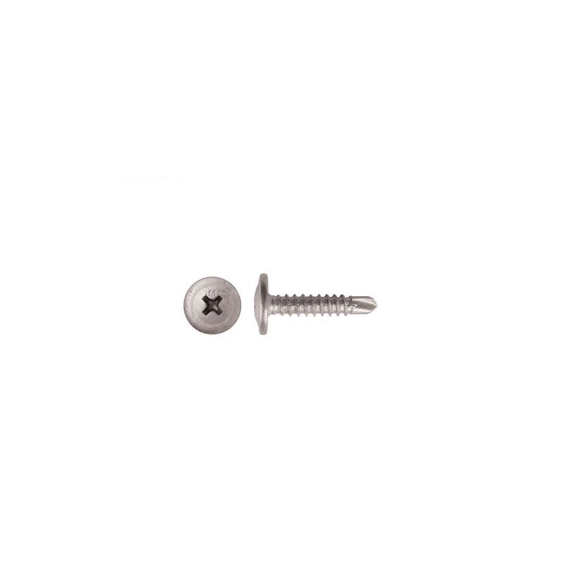 Self Drilling Screw Button Head Galv - 8g X 25mm 100pk