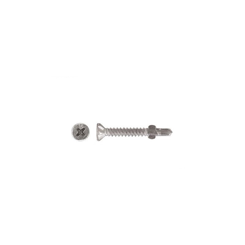 Self Drilling Screw Self Embed Head Wing Galv - 8g X 32mm 100pk