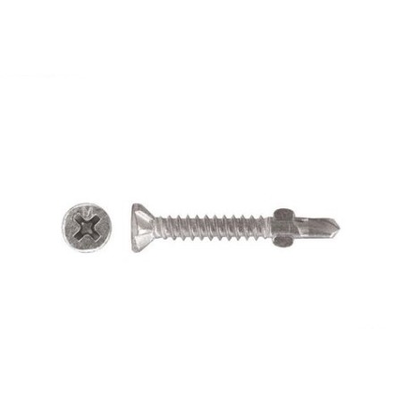 Self Drilling Screw Self Embed Head Wing Galv - 8g X 32mm 100pk