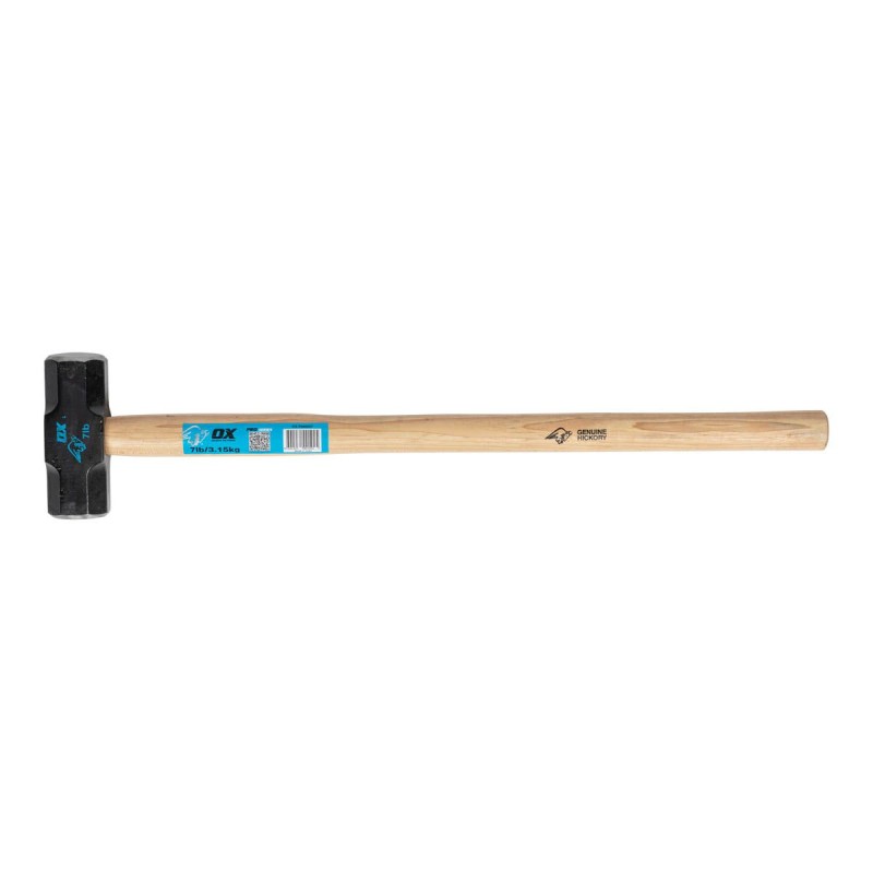 Ox Sledge Hammer Wooden 7lb 3.15kg