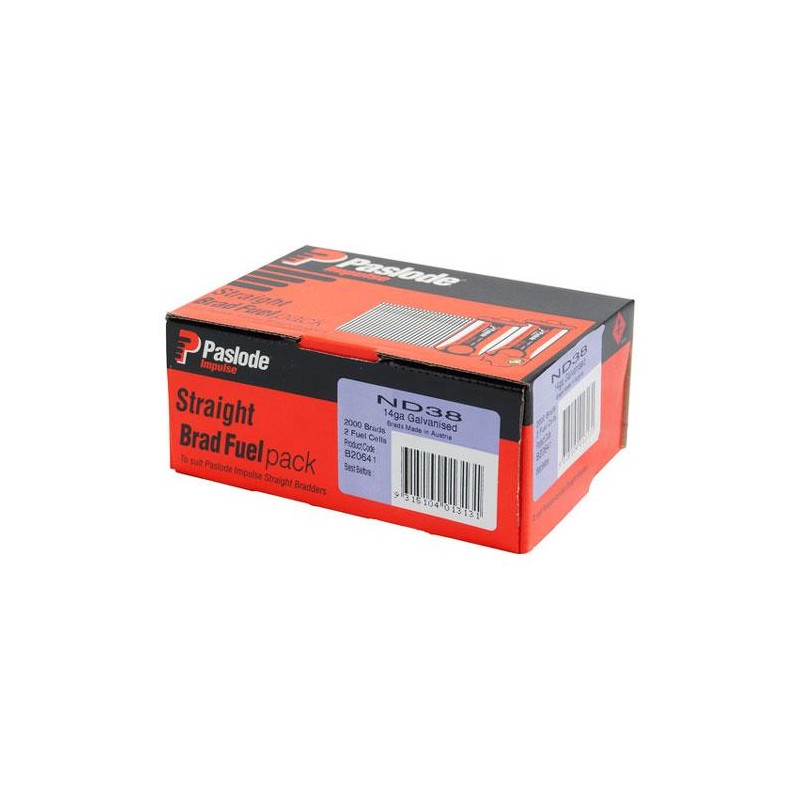 Paslode Impulse Brads Nd38 Bfp - 2000pk