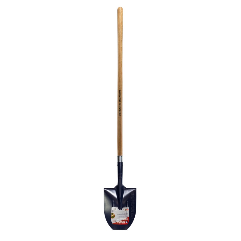 Spear & Jackson Shovel Gp Mouth Wood Long Handle