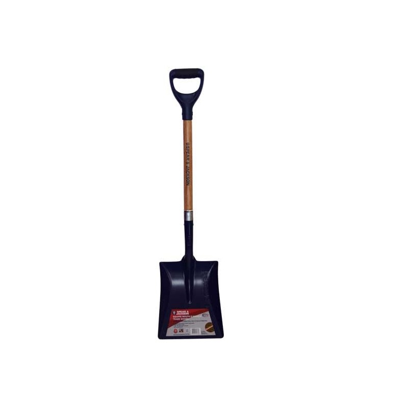 Spear & Jackson Trade Shovel Small Square Mouth  - Timber Short Handle