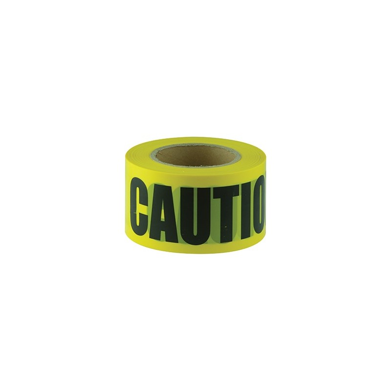 Barricade Tape Black & Yellow Caution 100m Roll