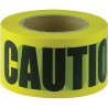 Barricade Tape Black & Yellow Caution 100m Roll