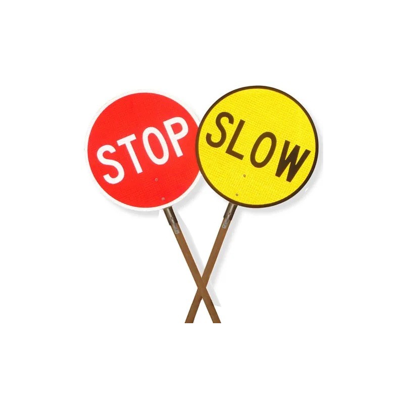 Sign Stop/Slow Bat Timber Handle