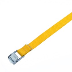 Cam Buckle Strap Yellow 500kg Rated 1.0m