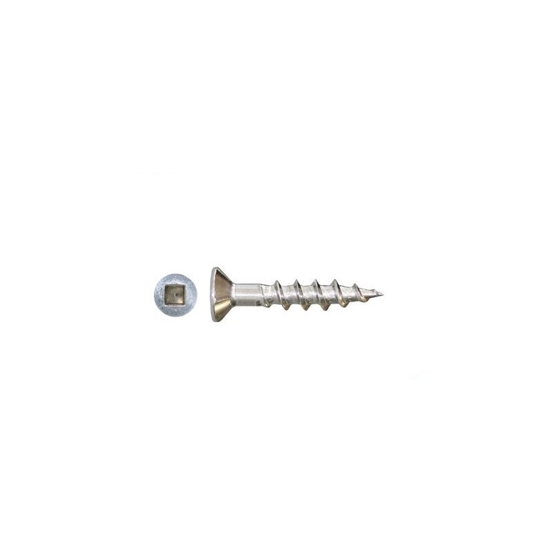 Chipboard Screw Sq Drive Stainless Steel - 8g X 38mm 100pk