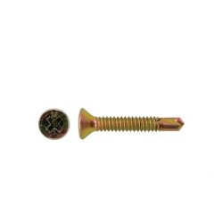 Self Drilling Screw Countersunk Head Zinc - 10g X 50mm 50pk