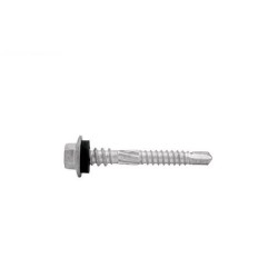 Self Drilling Screw Hex Head W/Neo Double Grip Galv - 12g X 45mm 50pk