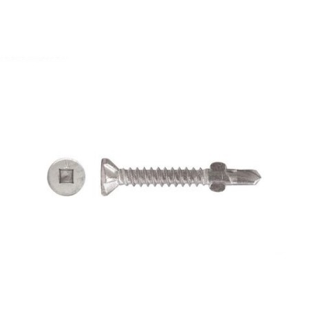 Self Drilling Screw Self Embed Head Wing Galv Sq Dr - 10g X 45mm 50pk