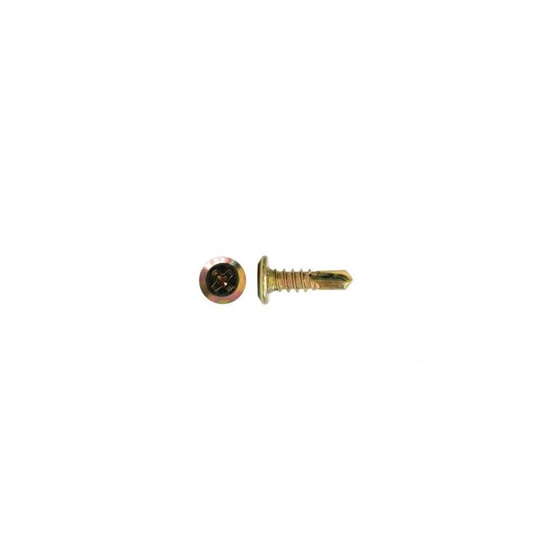 Self Drilling Screw Wafer Head Zinc - 10g-24 X 22mm (100pk)