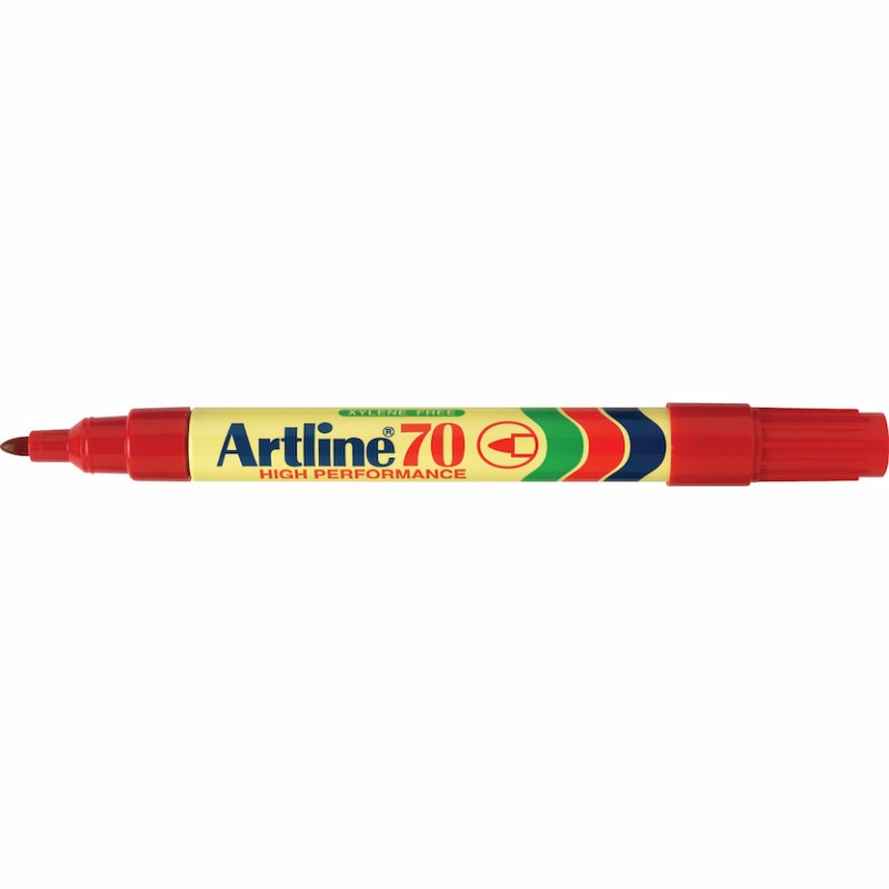 Marker Artline 70 Red 1.5mm Xylene Free