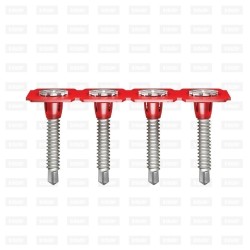 Flower Head Screw 8g X 25mm Self Drilling Collated Type 17 1000pk