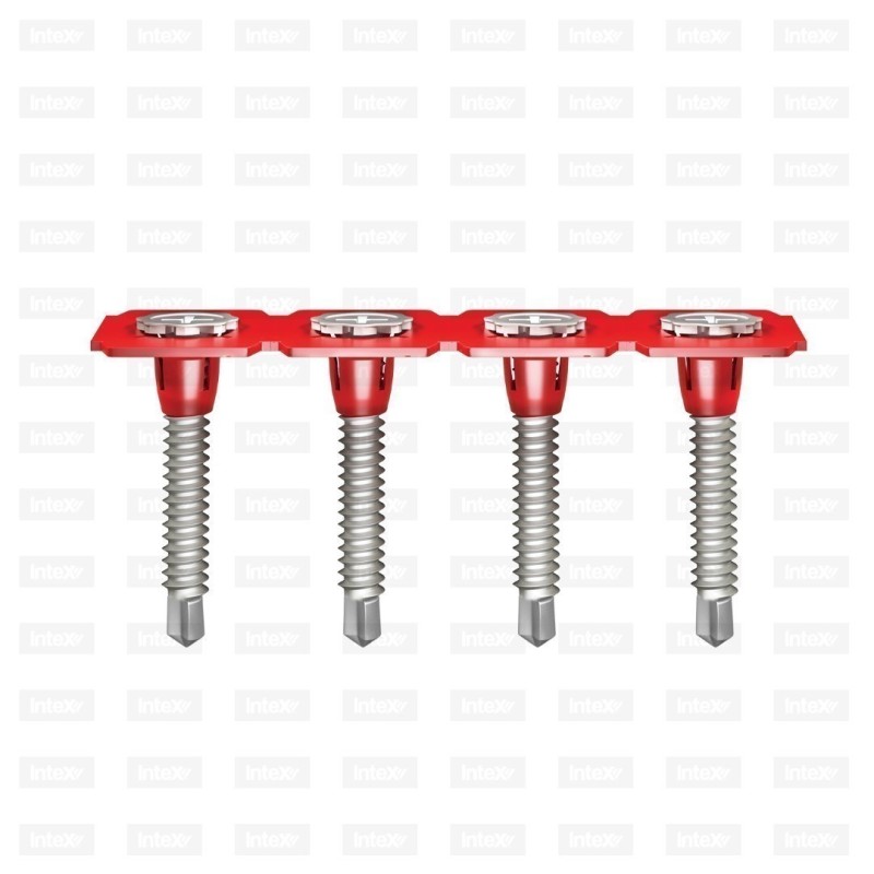 Flower Head Screw 8g X 25mm Self Drilling Collated Type 17 1000pk