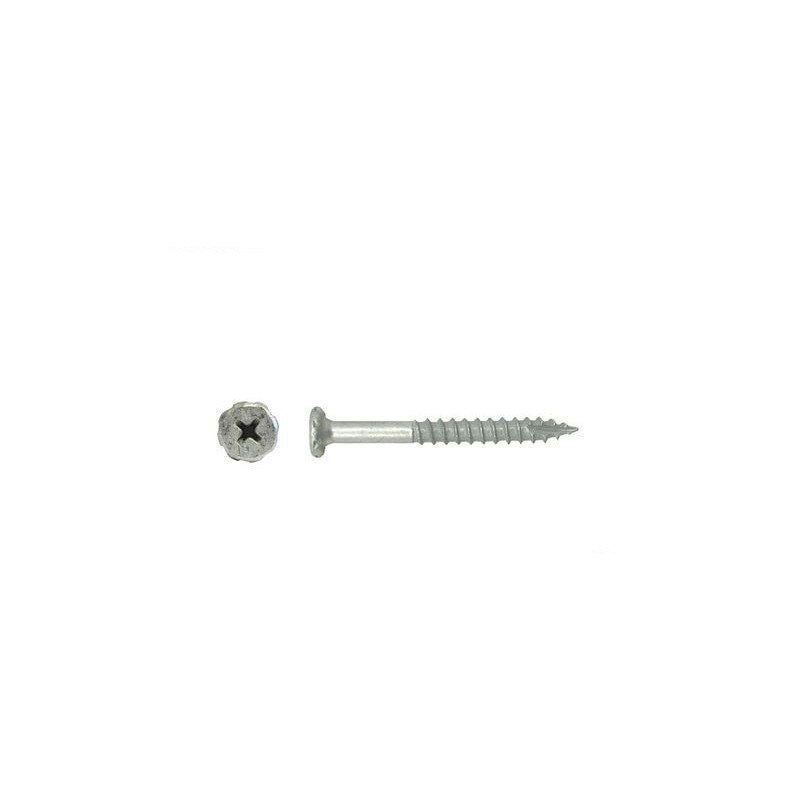 Flower Head Screw Galv 8g X 20mm Type 17 1000pk