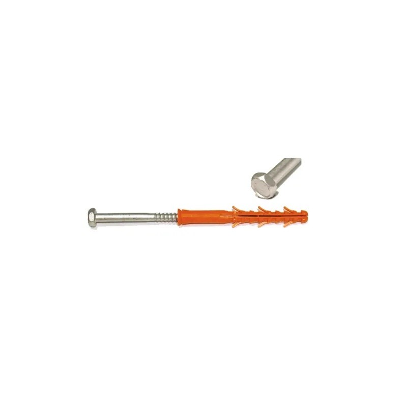 Frame Anchor Galv Hex Head 10 X 140mm 50pk