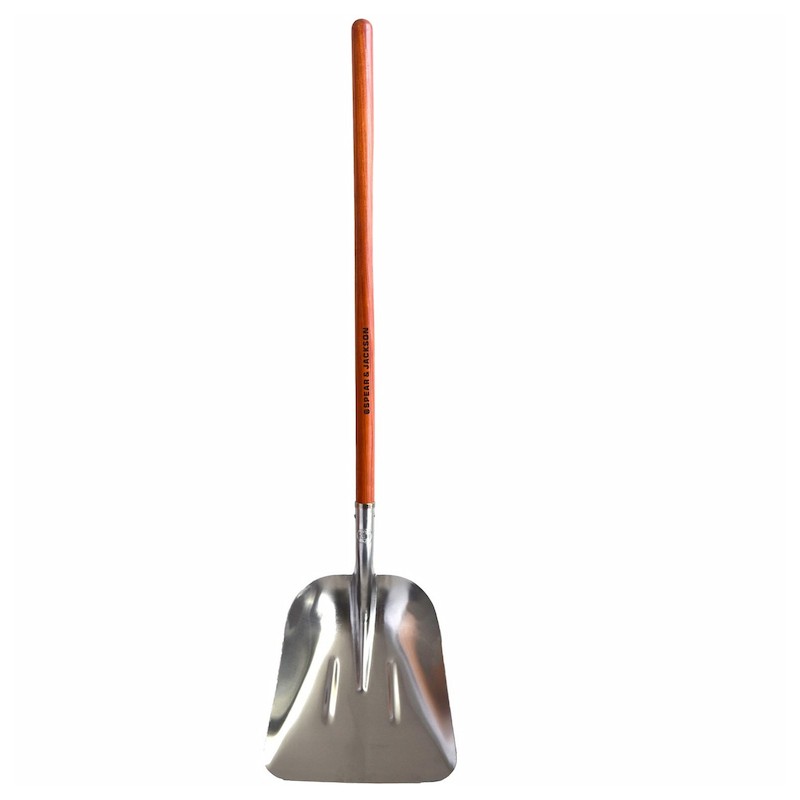 Spear & Jackson Grain/Mulch Scoop Timber Long Handle