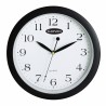 Clock 300mm Carven Black Frame