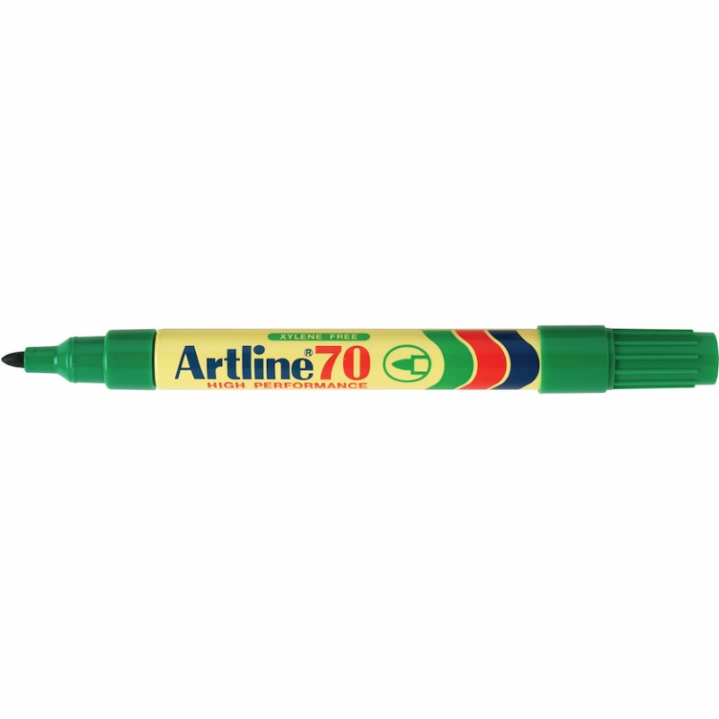 Marker Artline 70 Green 1.5mm  Xylene Free