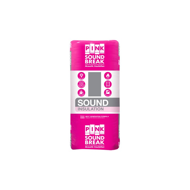 Insulation Pink Soundbreak R2.0 1160 X 430 X 70mm (10pk) - 5.6sqm