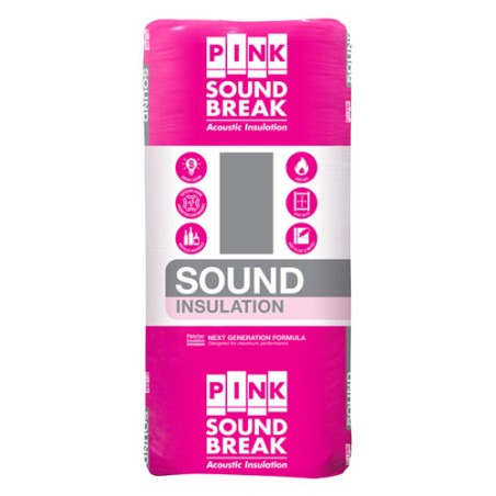 Insulation Pink Soundbreak R2.0 1160 X 430 X 70mm (10pk) - 5.6sqm