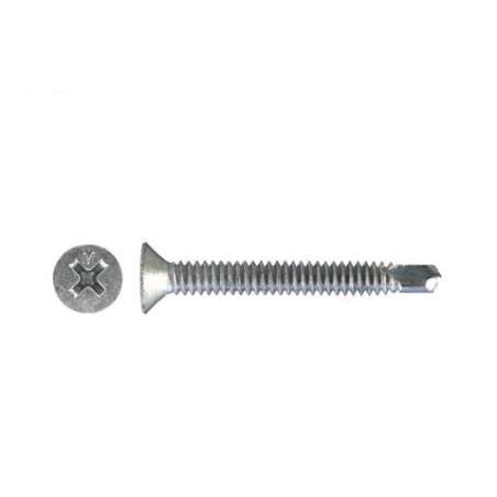 Self Drilling Screw Countersunk Head Galv Ph Dr - 10g X 40mm 50pk