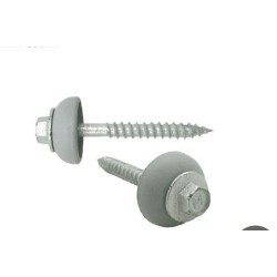 Type 17 Screw Hex Head Galv W Dome Washer - 12g X 50mm (30pk)