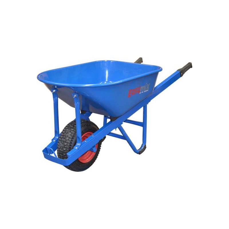 Easymix Wheelbarrow Steel Tray/Handle Narrow Wheel Pneumatic