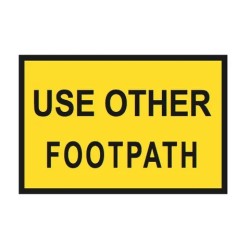 Sign Use Other Footpath