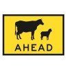 Sign Livestock Ahead 900 X 600