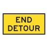 Sign End Detour