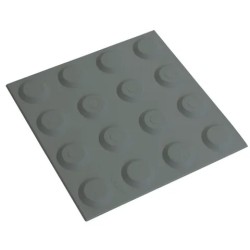 Tactile Duratac Hazard Grey 300 X 300mm (Peel & Stick)