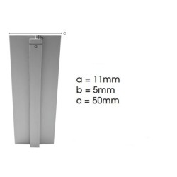 Weathertex Alum. Strip Joiner W/G 3660mm