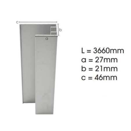 Weathertex Window Surround End Stop Large 3660mm