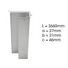 Weathertex Window Surround End Stop Large 3660mm