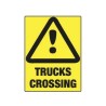 Sign Trucks Crossing