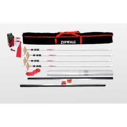 Zipwall Zip & Seal Pack 4xploes 2xfoam Rail 2x Zip 1xcp418 Carry Bag