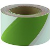 Barricade Tape White & Green 100m Roll