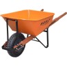 Easymix Wheelbarrow Ehd Steel With T/Handle N/Wheel F/f