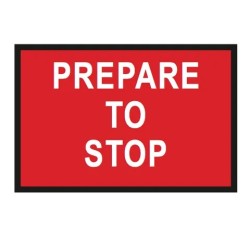 Sign Prepare To Stop 900 X 600