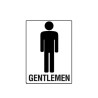 Sign Black/White Gentlemen 300x225mm