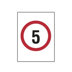 Sign Speed Limit 5