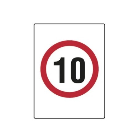 Sign Speed Limit 10