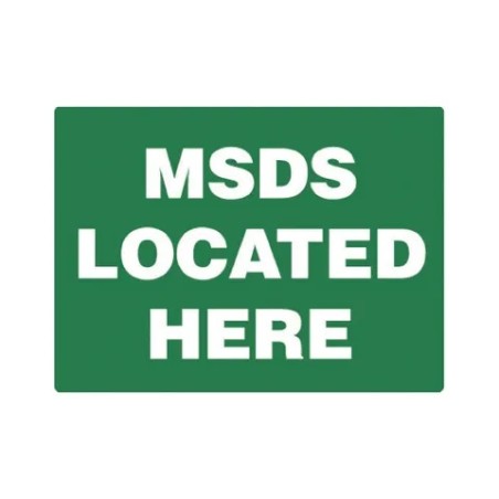 Sign Msds Located Here