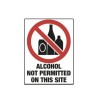 Sign - Alcohol Not Permitted - 600 X 400mm Metal