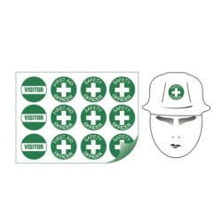 Sticker Helmet Sheet 12 Green