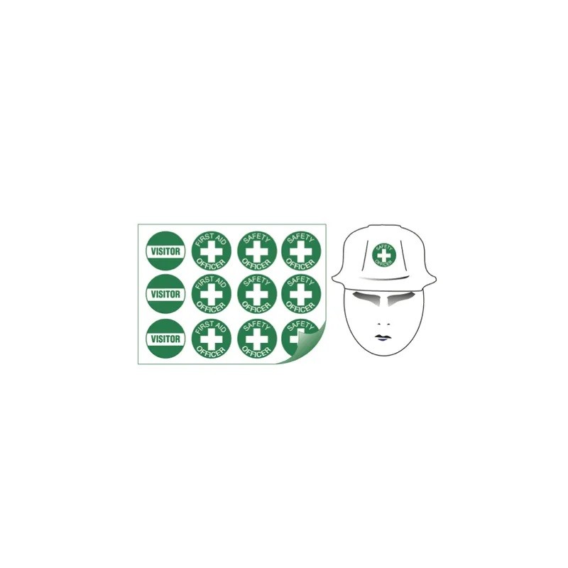 Sticker Helmet Sheet 12 Green