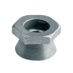 High Security Permanent Shear Nut 8mm Galvanised